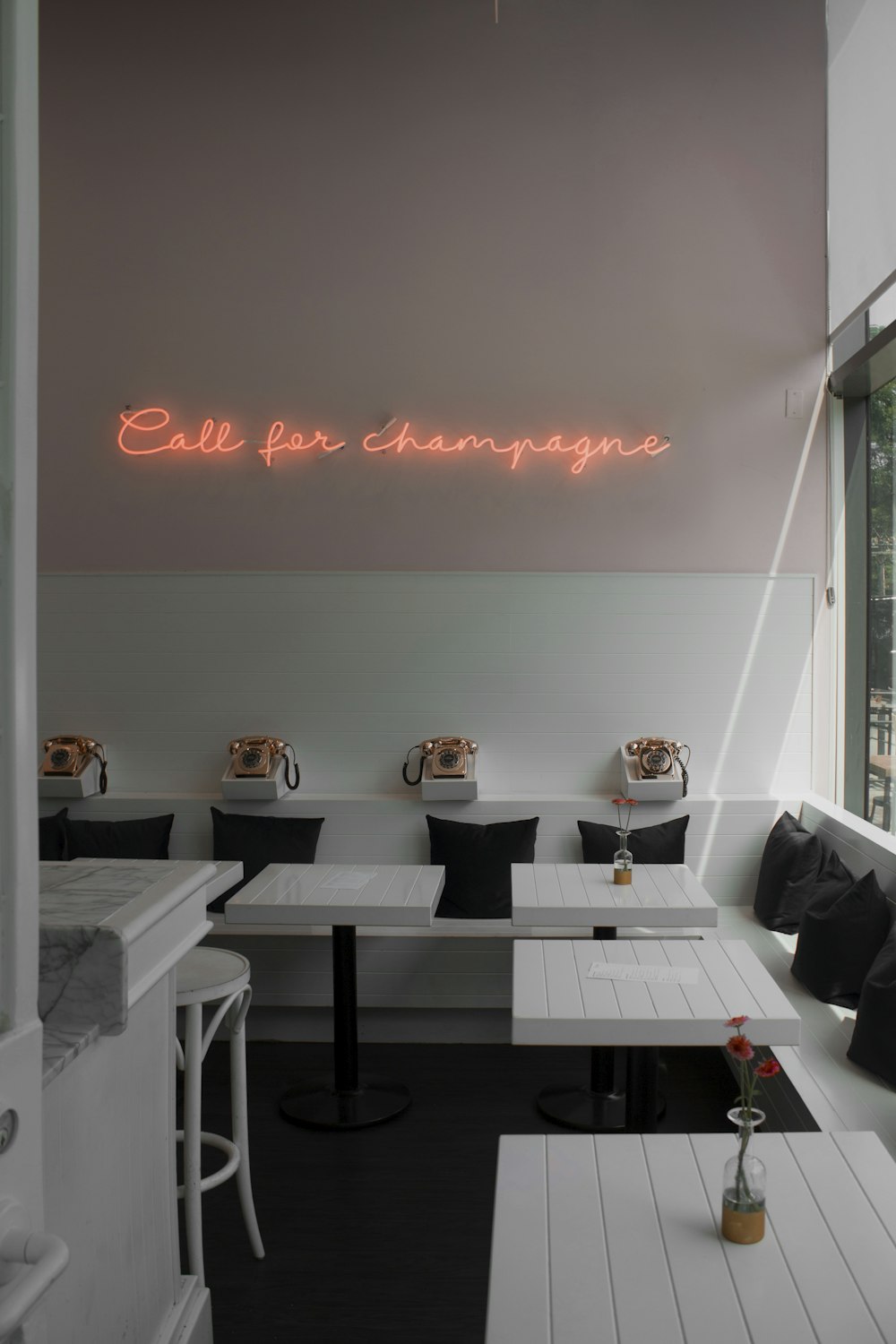 cal for champagne signage