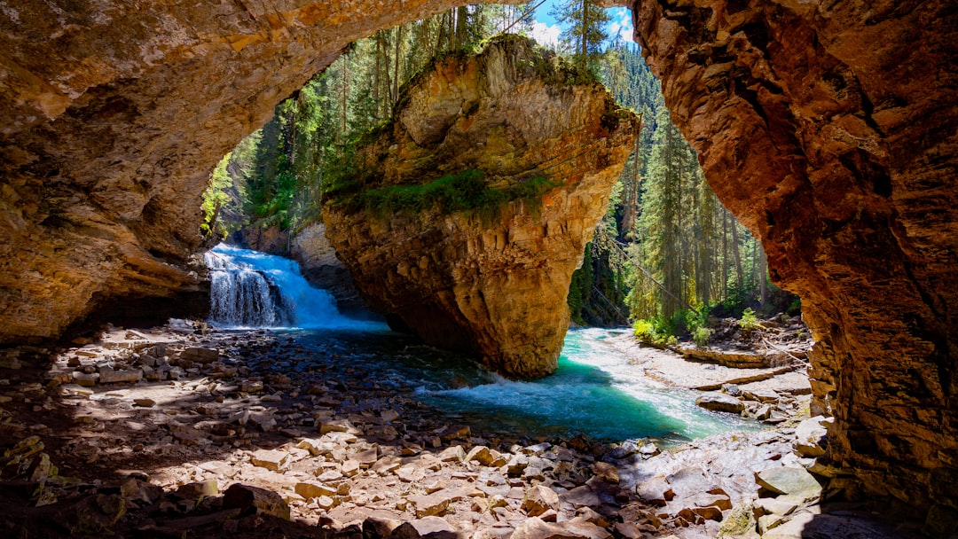 Natural arch photo spot Johnston Canyon Resort Canada