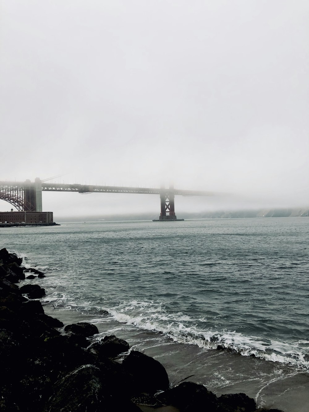 photography of concrete bridge