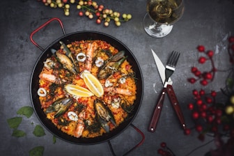Paella típica de Barcelona