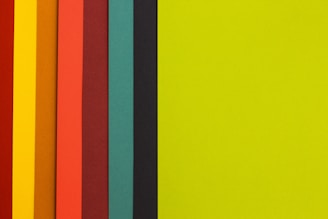 yellow, black, green, and orange digital wallpaper