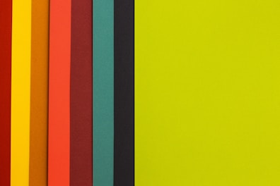 yellow, black, green, and orange digital wallpaper