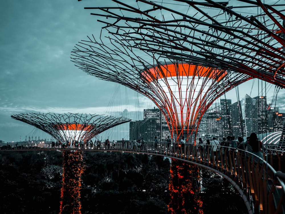 people walking on Garden by the Bay