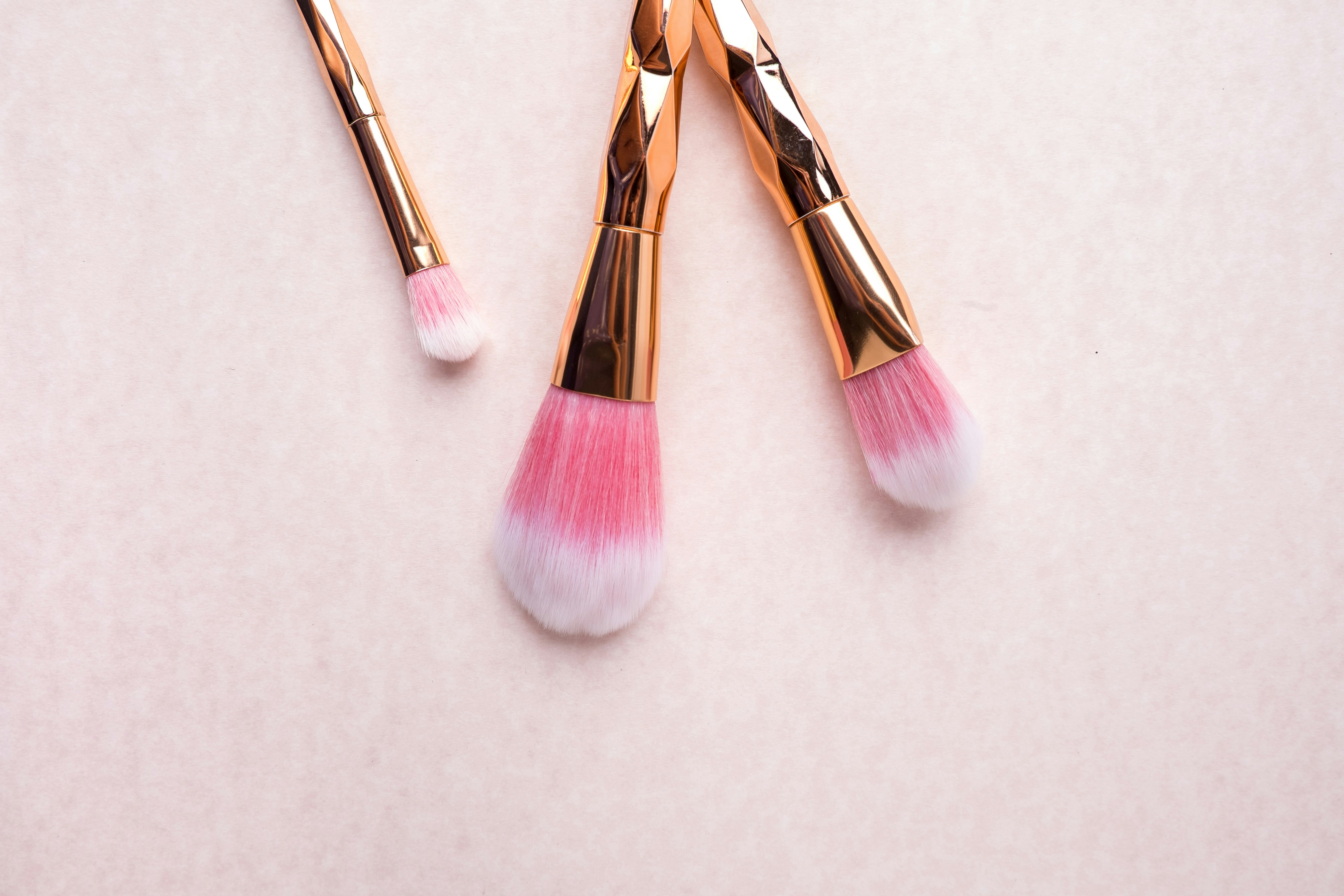 Pink Unicorn Cosmetic Brushes