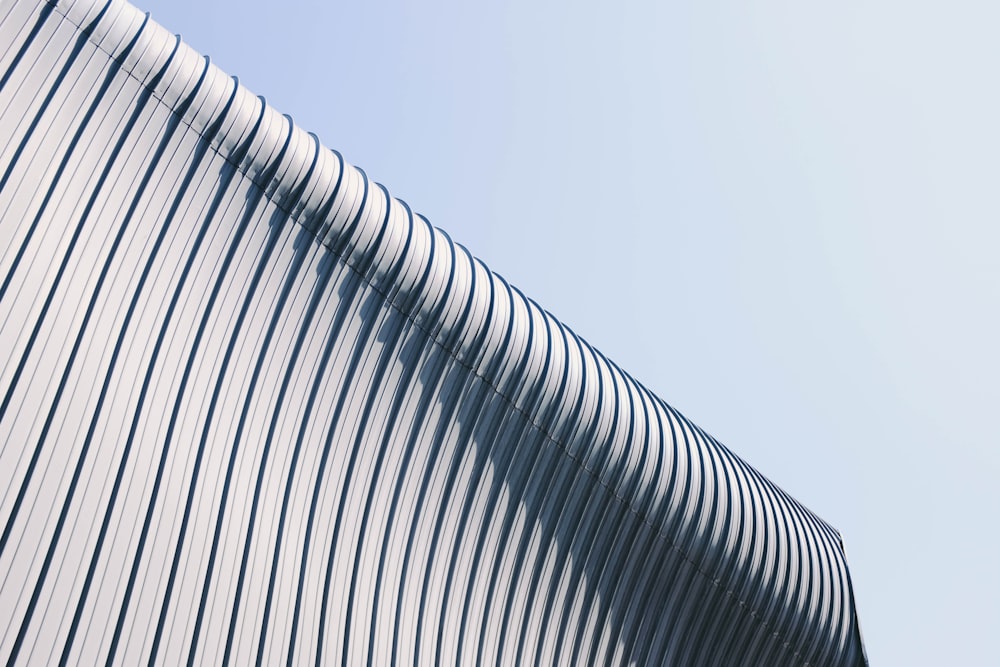 gray and white building roof at day time