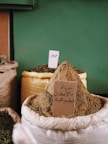 sack of brown powder