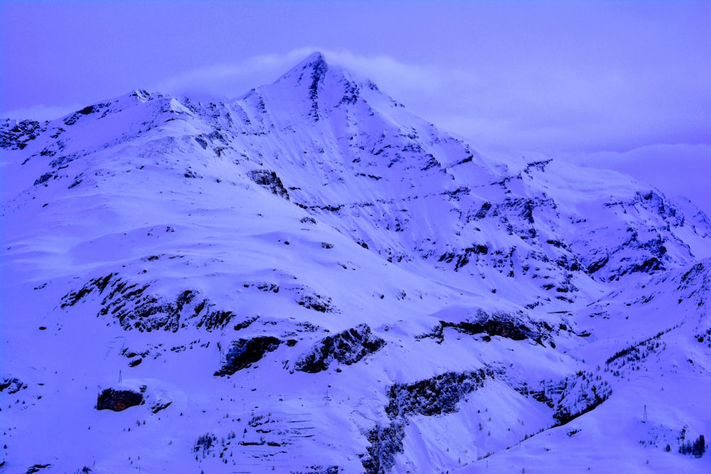 snow-covered mountain