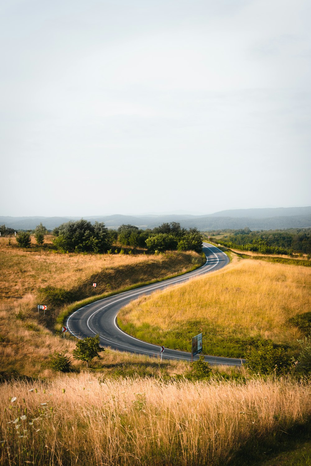 aerial photography of concrete road