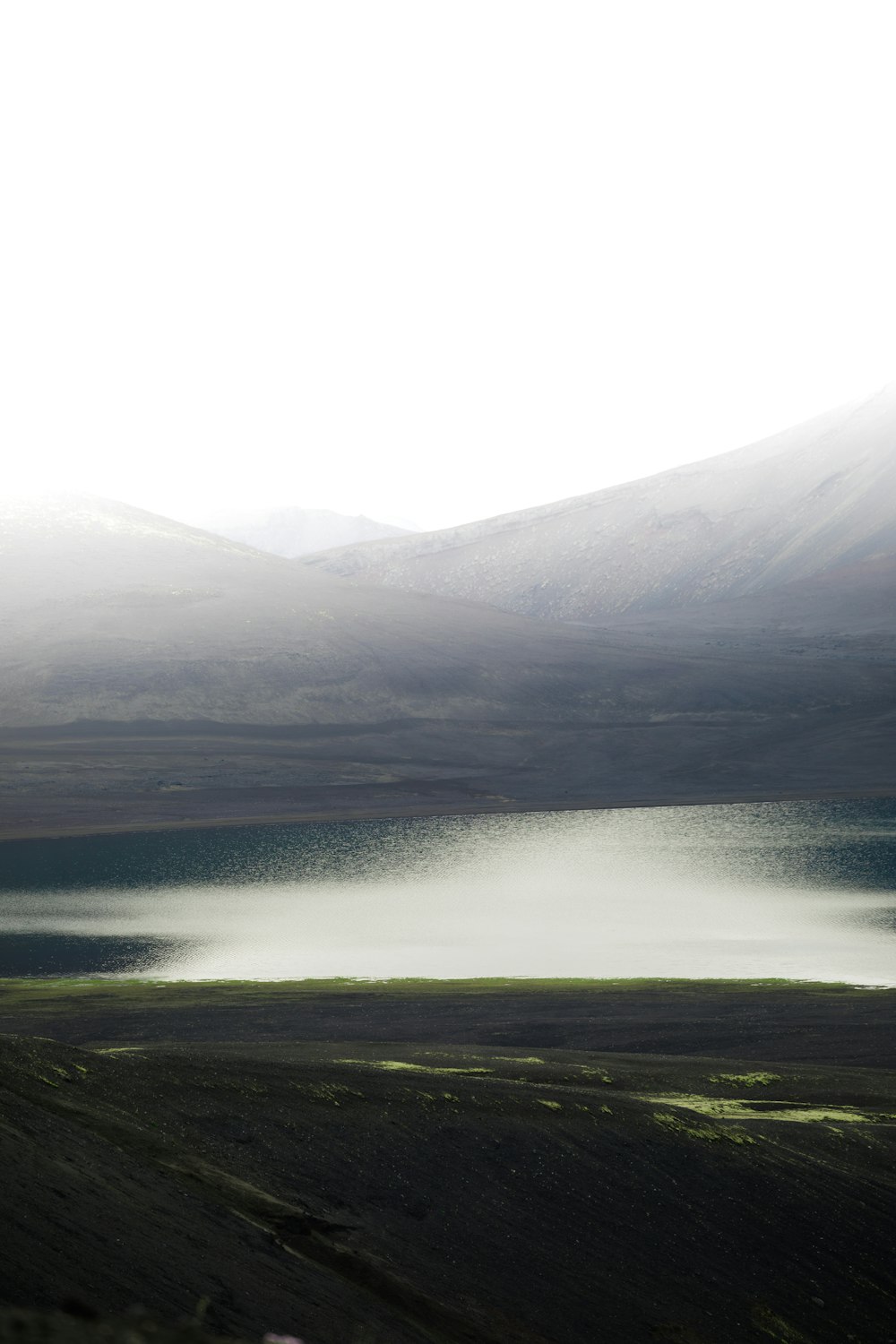 photo of island and lake