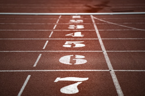 brown track and field