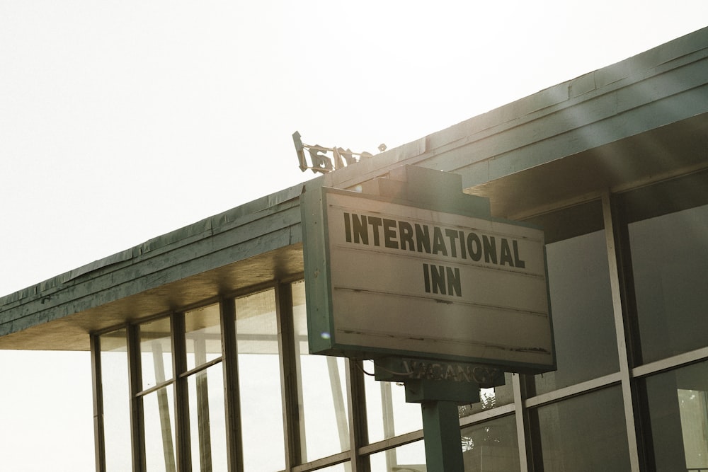 International Inn sign