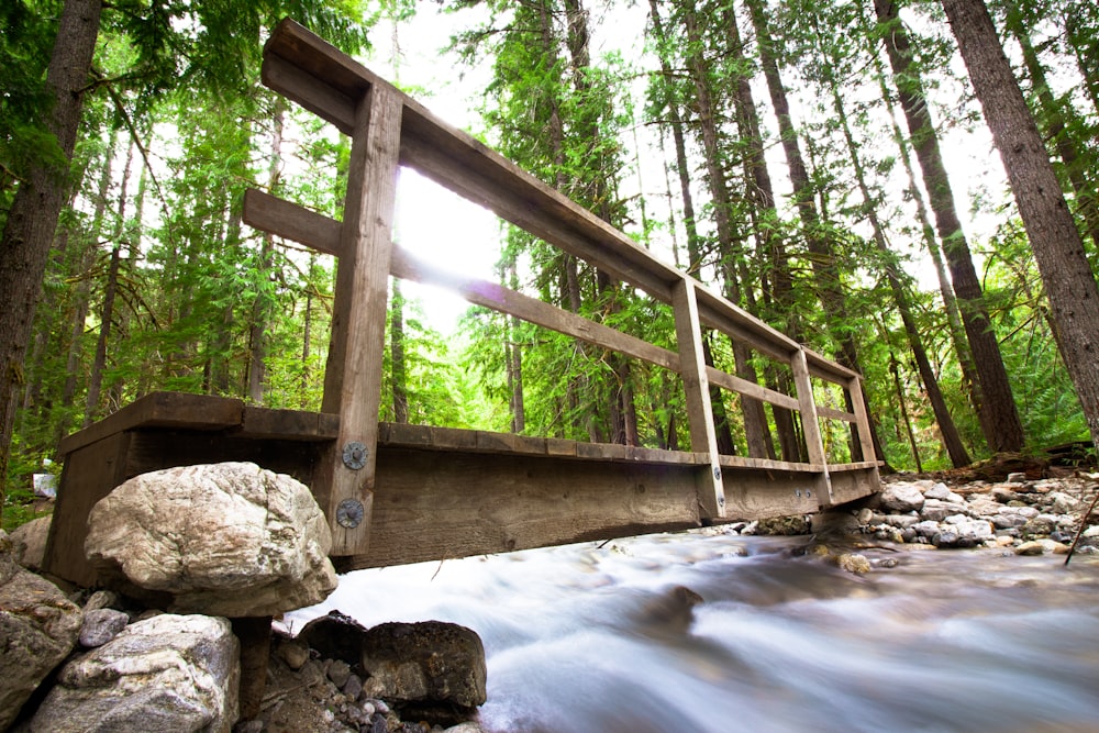 timelapse photography of bridge and body of water