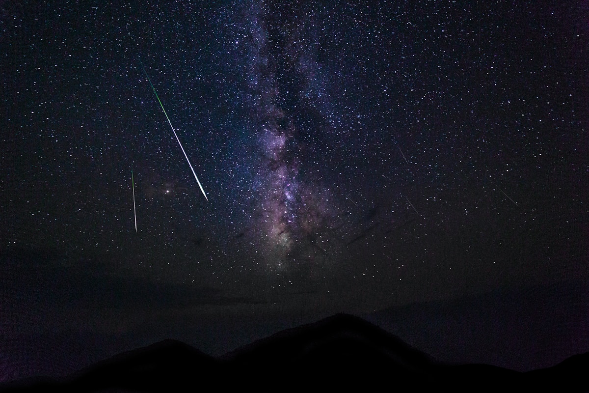 翻訳した詩：「流星」