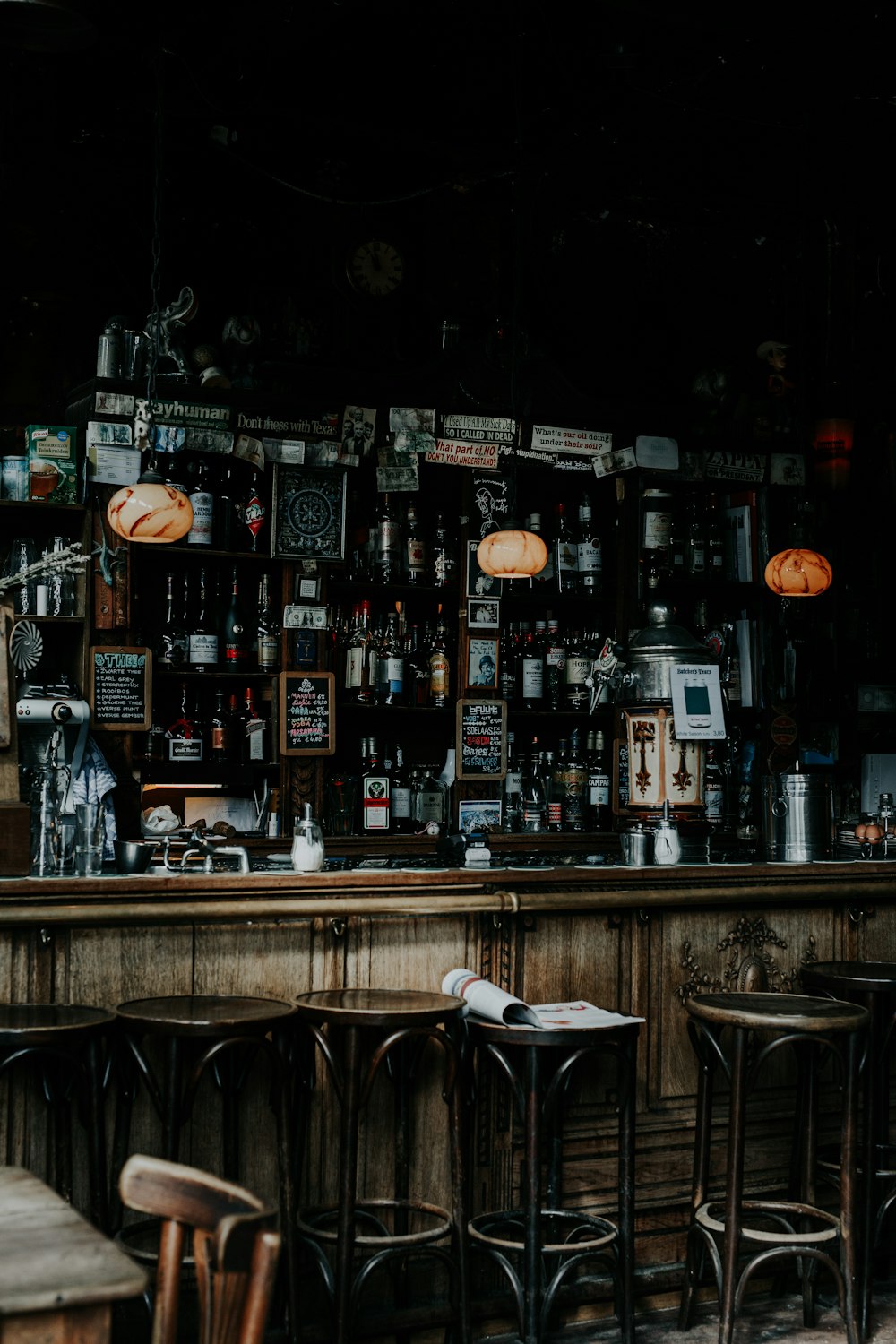 station de bar vintage
