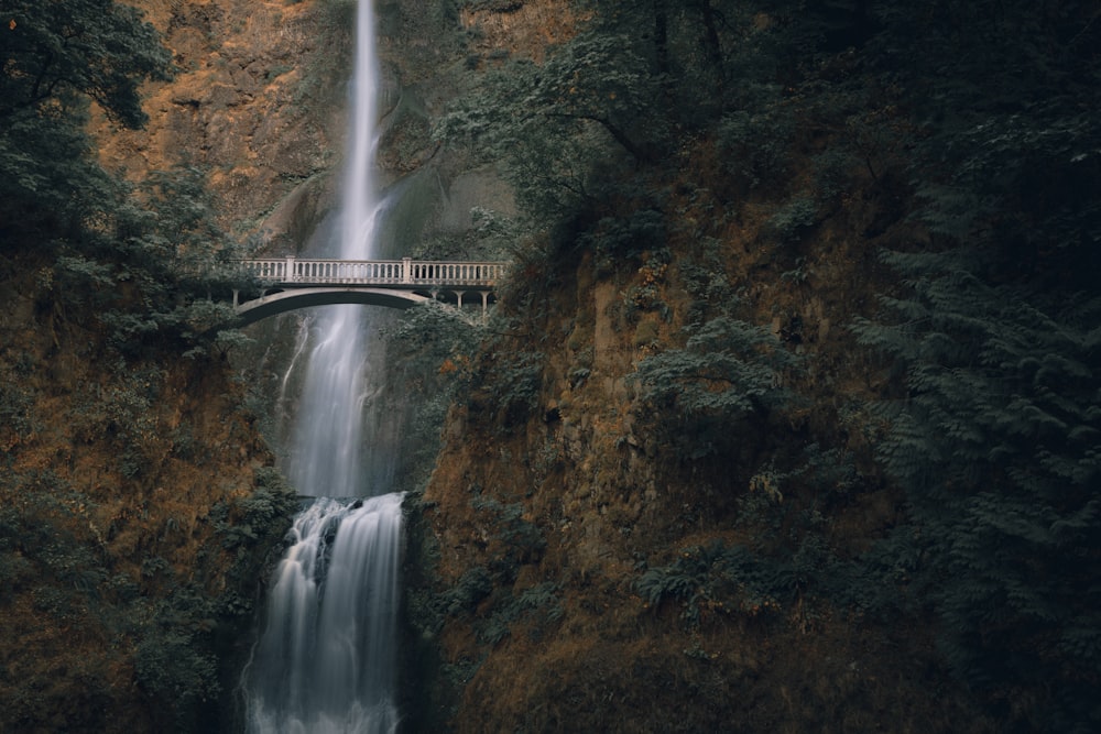 Waterfall near a luxury Oregon RV park