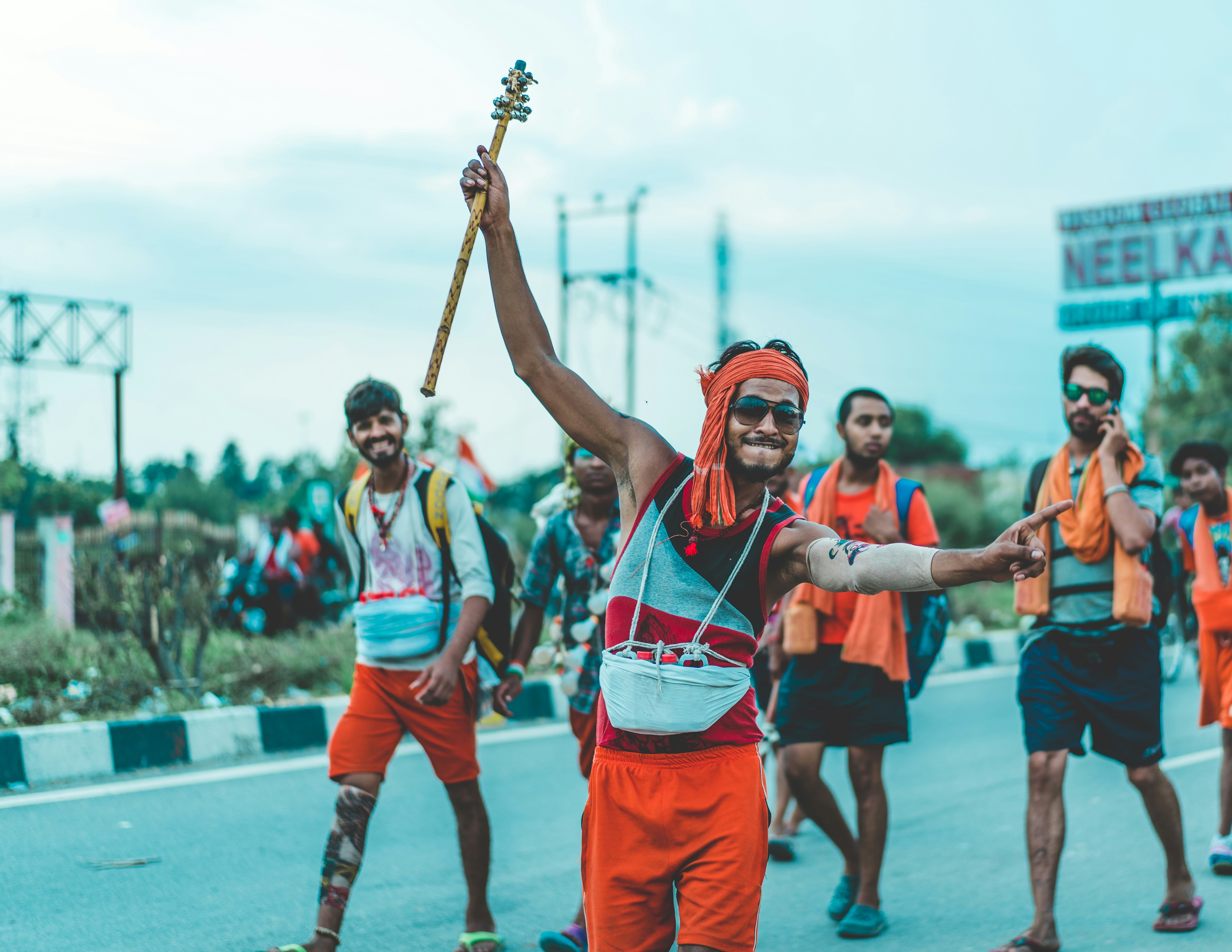 Every year during the month of Shravan, devotees of Shiva take part in an annual pilgrimage, travelling all the way to the banks of river Ganga to collect water in canisters, and then return to their villages to pour them on Shiva temples.