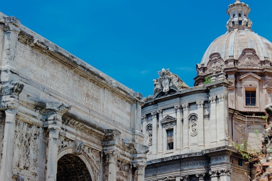 architectural photography of cathedral in Palatine Hill Italy