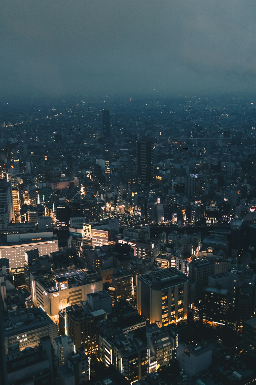 Foto a vista de pájaro de edificios