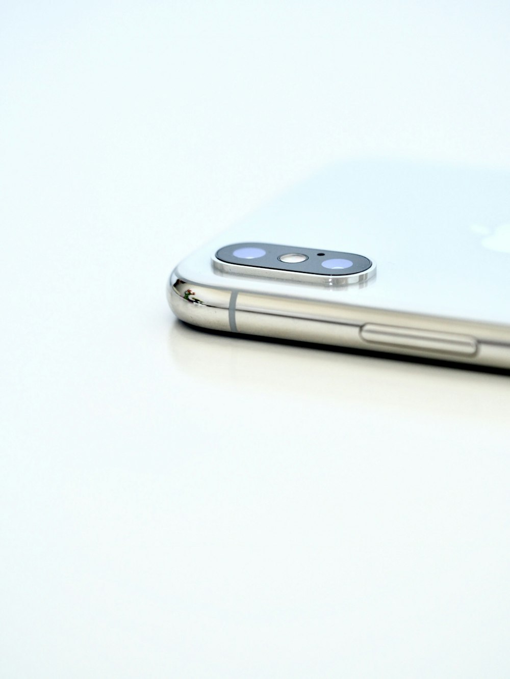 silver iPhone X