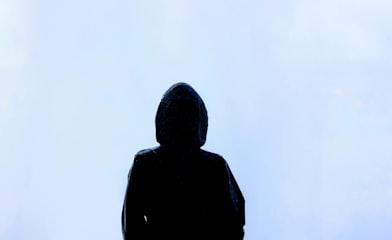 person wearing hoodie