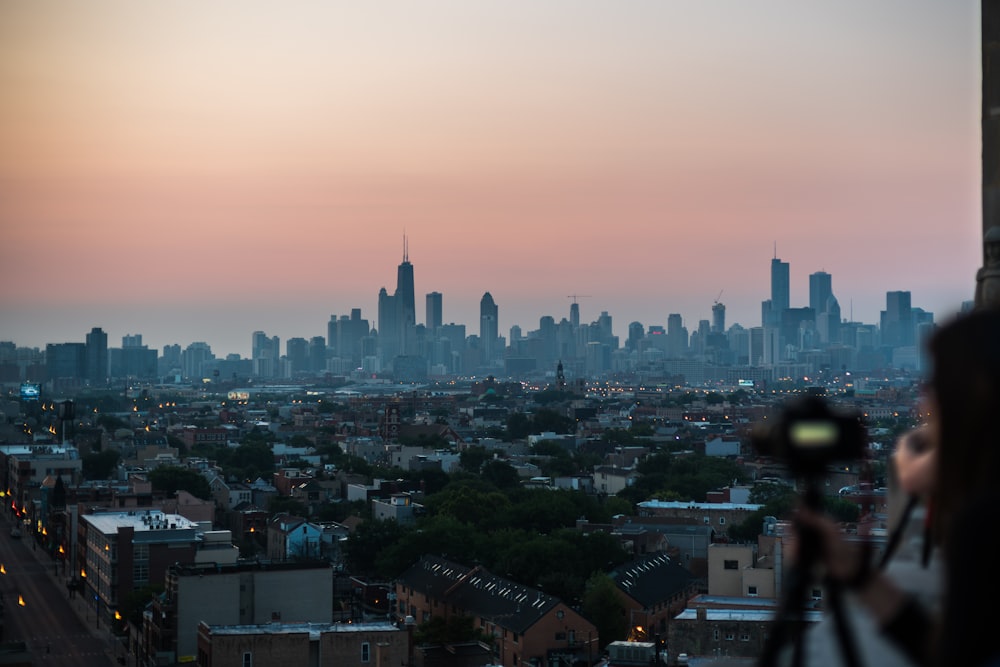 landscape photography of high-rise buildings