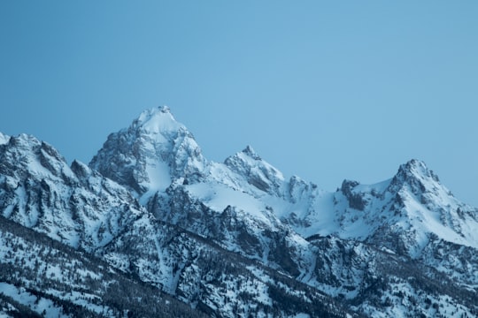 landscape photography of mountains covered by snow in Grand Teton United States