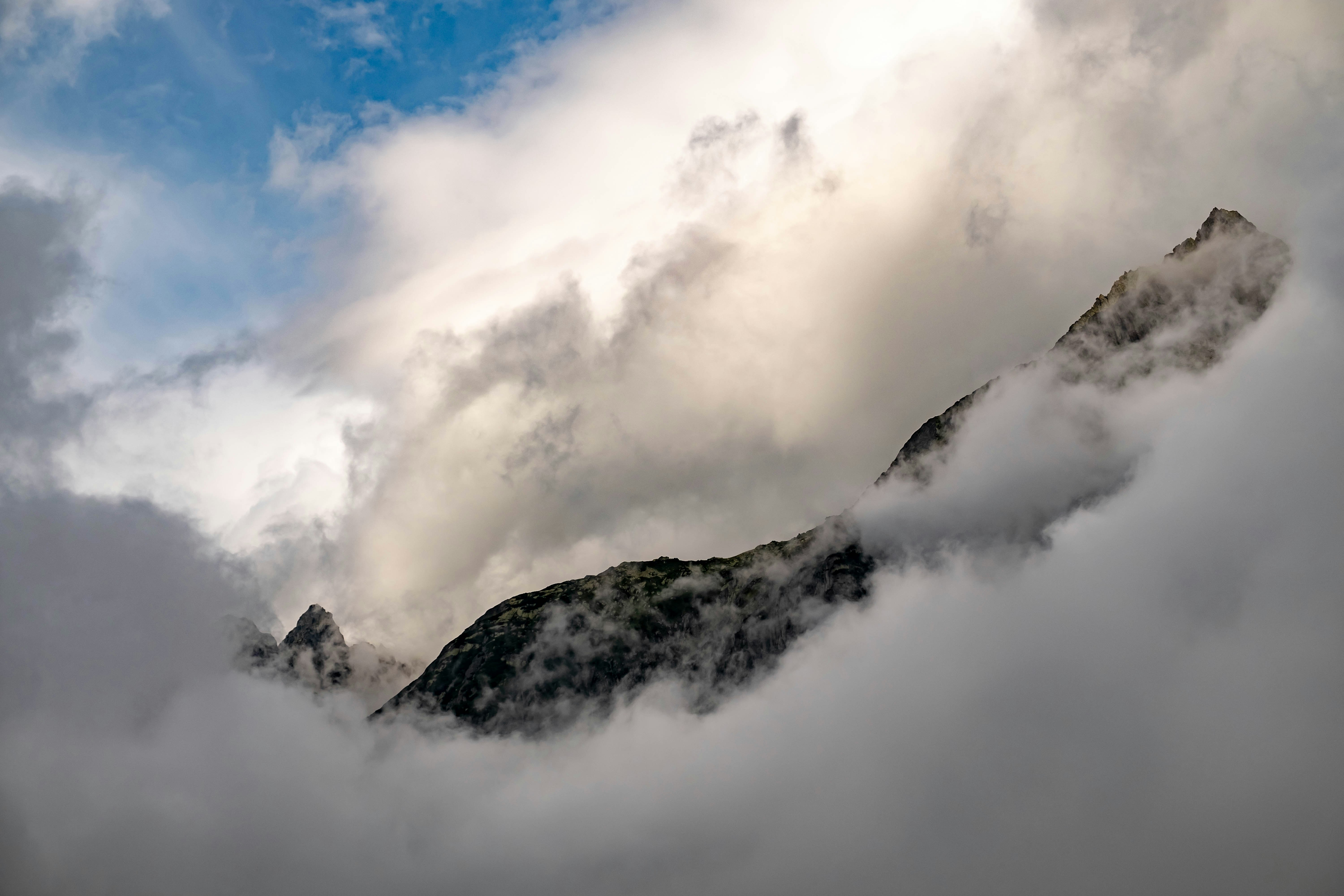 cloudy alps