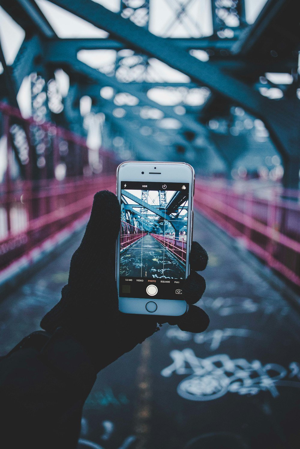 person holding gold iPhone 7