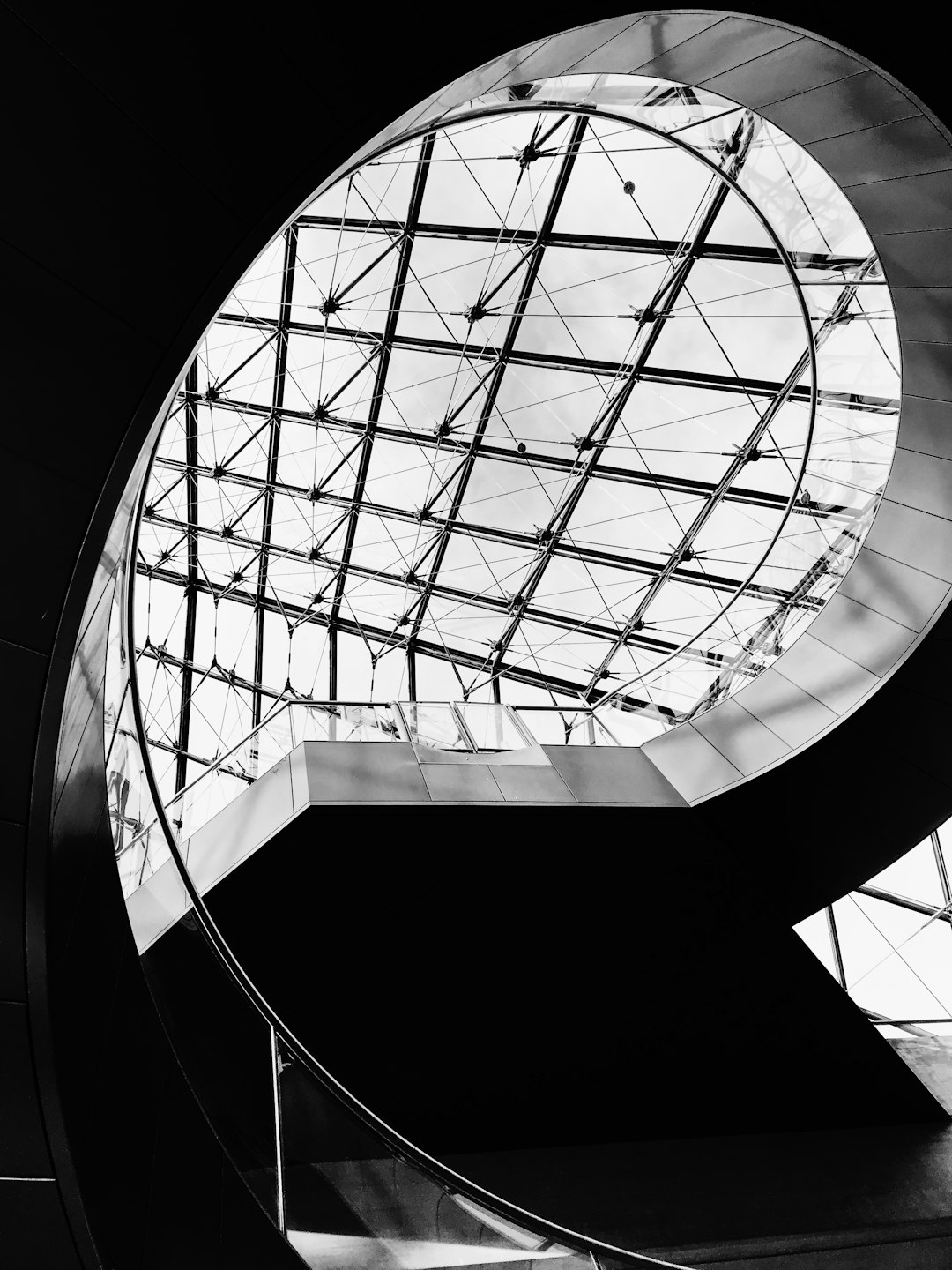 dome ceiling with glass