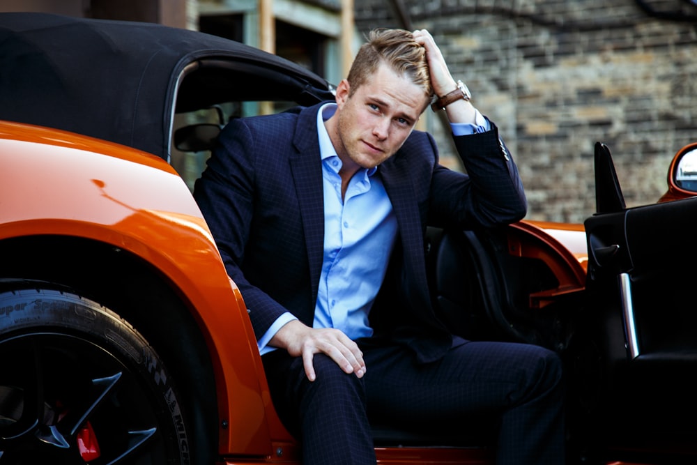 orange convertible