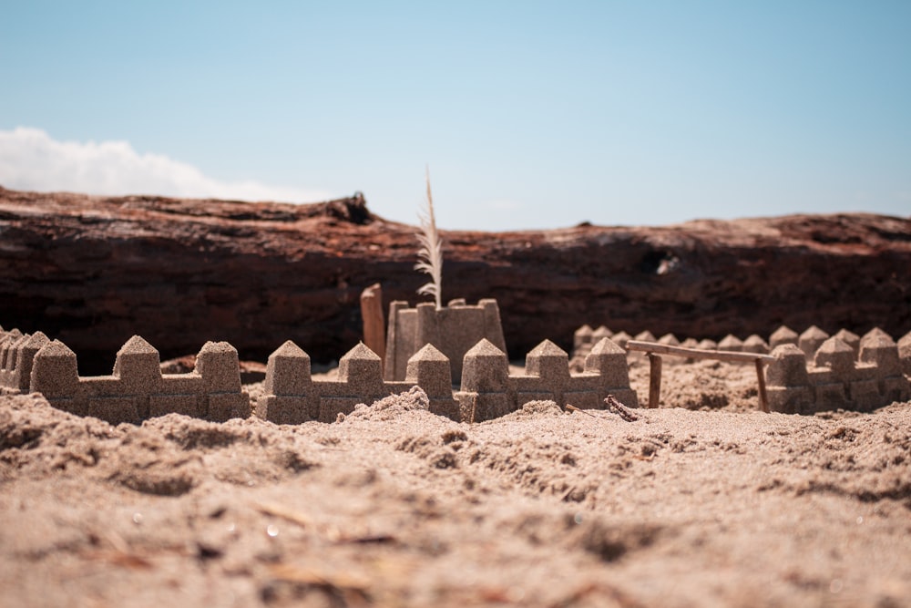 recinzioni su campo di sabbia