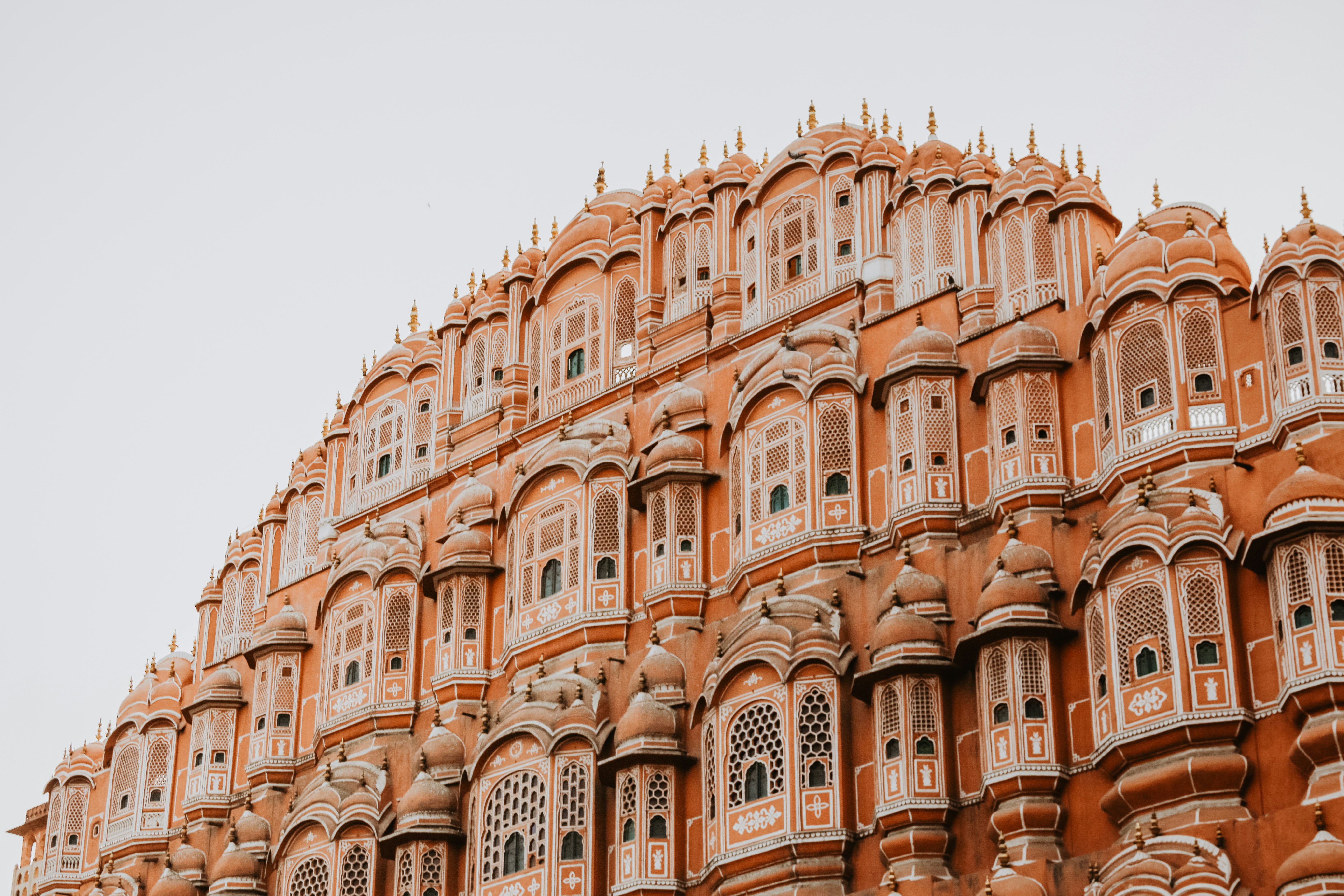 low-angle photo of brown temple