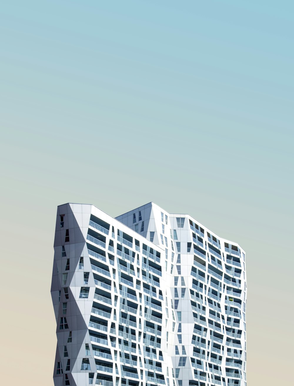 half-view photo of 3D style high-rise building