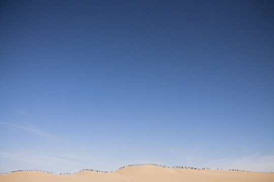 sand dunes in Paracas Peru