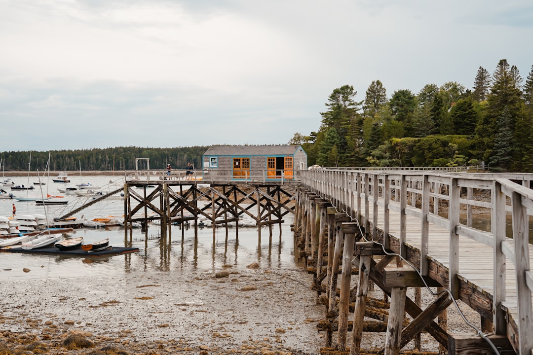 photo of Northeast Harbor Bridge near Schoodic Peninsula