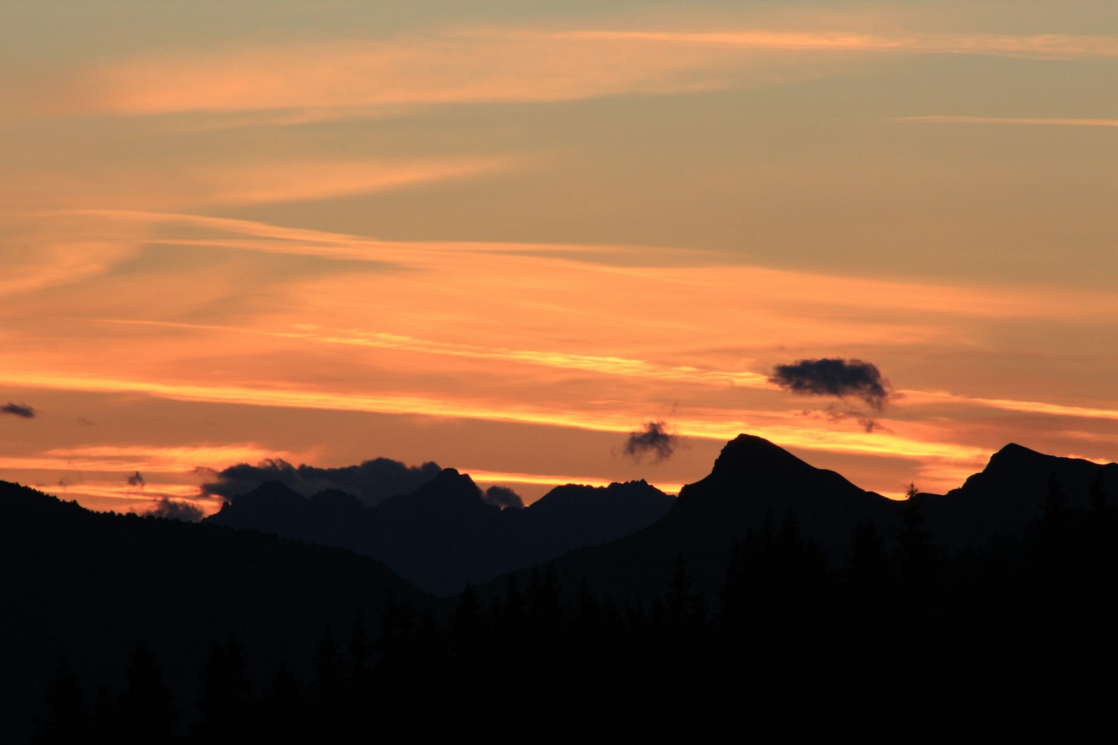 Canon EOS 1300D (EOS Rebel T6 / EOS Kiss X80) + Canon EF 75-300mm f/4-5.6 sample photo. Golden time clouds photography