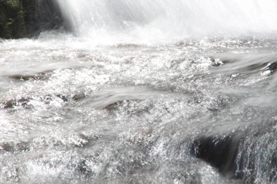 An overhead view of a flowing river, reflecting the idea of constant movement and energy.