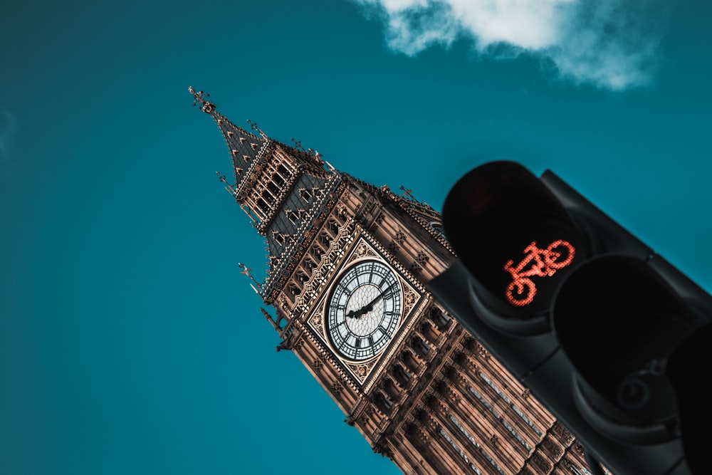 Big Ben under white clouds at daytime