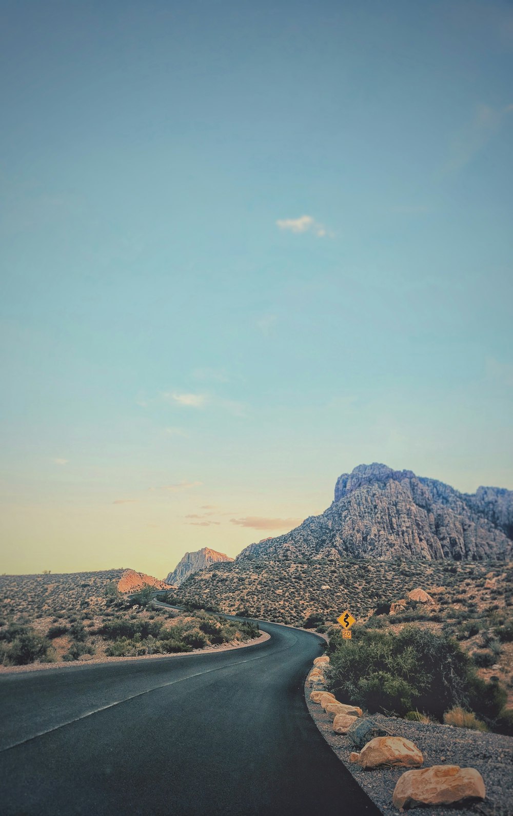 road through mountain