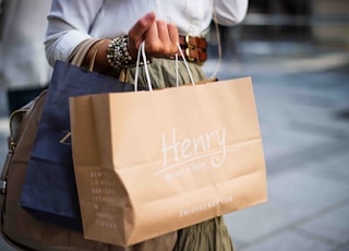 brown Henry paper bag