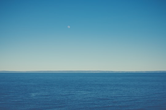 landscape photography of ocean in Tadoussac Canada