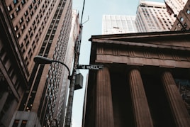 gray streetlight near building