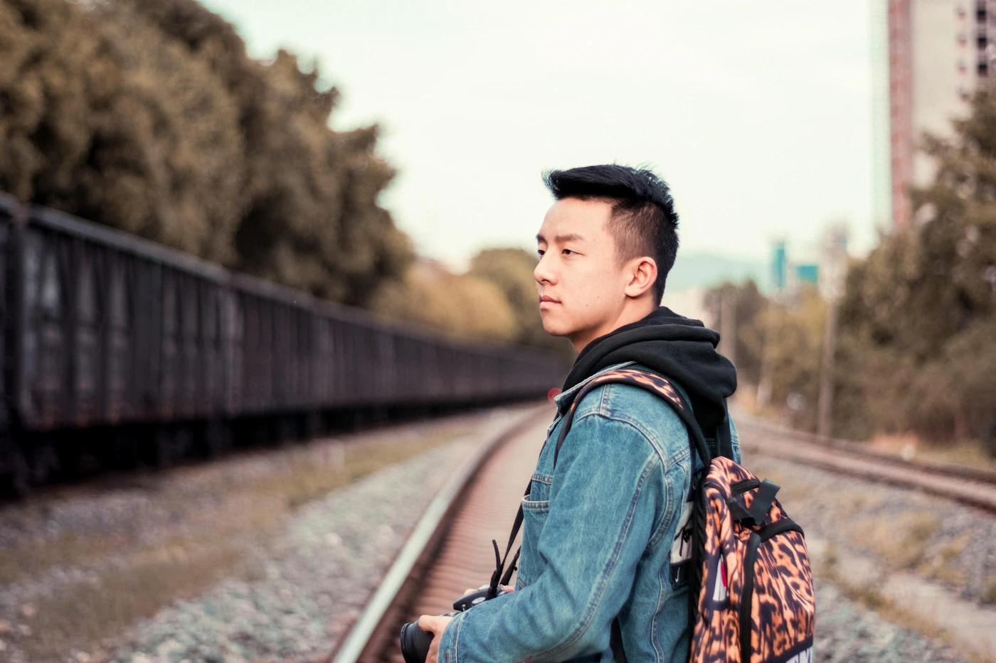 Gap year traveler exploring Asia before teaching English abroad