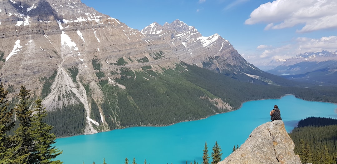 Glacial lake photo spot Unnamed Road Improvement District No. 12