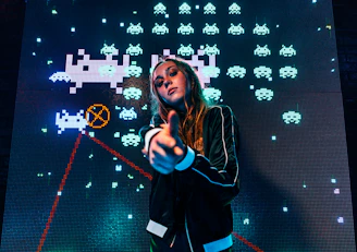 woman wearing black jacket