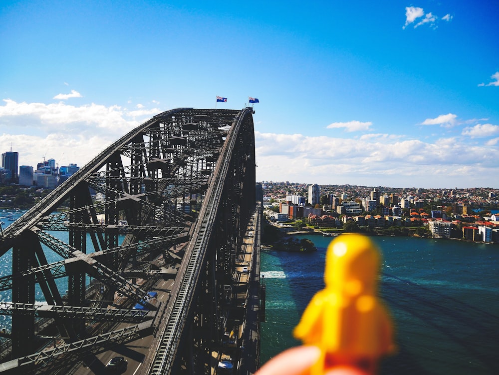 bridge during daytime in landscape photography