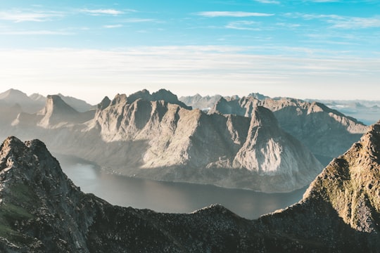 mountain landscape during daytime in Munkebu Norway