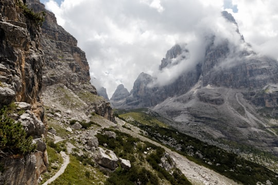 photo of rocky mountain peak in Brenta group Italy