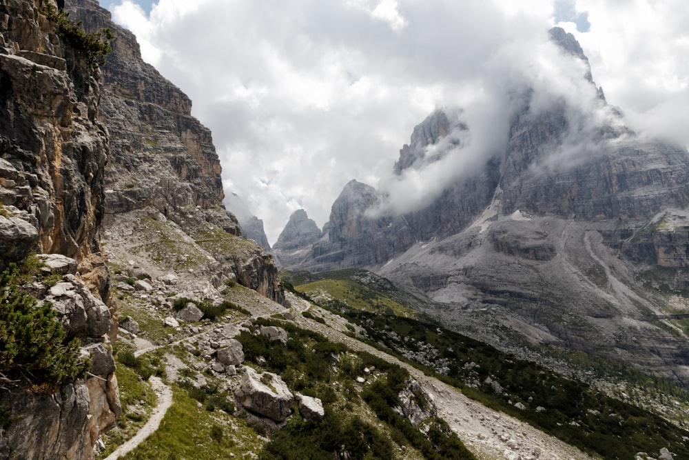 photo of rocky mountain peak