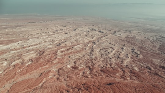 landscape photo of land in Masada National Park Israel